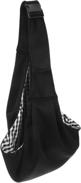 Adjustable Straps Dog Shoulder Backpack Pet Travel Bag for Small Puppy Dog Carrier Black