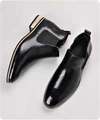 Chelsea Cowboy Boots Men Rave Emo Grunge Shoes Combat Booties - Church Neutral Retro Trendy Causal Comfortable Walking Lightweight Running Standing All Day Birthday Gifts Business Office Plus Size