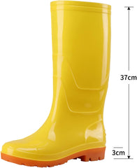 Rain Boots for Women Waterproof, Women's Lightweight Rain Boots Anti-Slipping Rubber Shoes Lightweight Garden Shoes for Hunting Gardening Farming