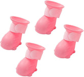 BESPORTBLE 4pcs Dog Rain Boots Outdoor Pet Footwear for Dogs Breathable and Non- Design Medium for Rainy Days and Outdoor Adventures