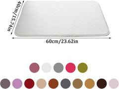 Bathmats for Bathroom, Absorbent Memory Foam Machine Washable Non Slip Bathroom Rug,Plush Soft Microfiber Cozy Quick Dry Bath mat for Shower Floor Bathtub Kitchen Living Room Home Indoor