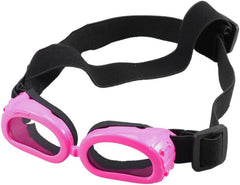 Angoily 2pcs Dog Sunglasses Uv Protection Goggles for Pets Eye Protection with Strap Black for Dogs and Cats Outdoors