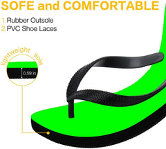 Flip Flops for Women Men Graphic Printed Rubber Non Slip Summer Thong Sandals Shower Pool Comfortable Beach Shoes House Casual Waterproof Slides Indoor Outdoor Home Bathroom Slippers