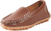 Boys Girls Loafers Dress Flats Slip-On Oxford Casual Moccasins School Walking Boat Shoes(Toddler/Little Kid/Big Kid)