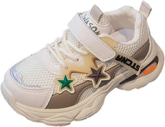 IWIHMIV Girl Sneakers Boys Slip On Shoes Outdoor Kids Shoes Toddler Boys Girls Athletic Running Sports Sneakers for Toddler