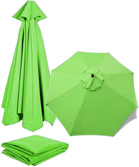 Replacement Parasol Canopy Top Replacement Garden Parasol Fabric Cover with 6/8 Ribs, 2.7m/3.0m Sun Umbrella Canopy Cover 8.9ft Outdoor Patio Umbrella Replacement Cloth