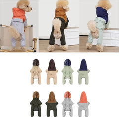 Dog Raincoat - Reflective Waterproof TPU Pet Rain Jacket with Hood, Harness Compatible, Adjustable Snap Closure for Outdoor Use(Dark Green,XX-Large)