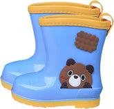 Kids Footwear for Boys New Cartoon Print Unisex Comfortable Fashion Children's Rain Boots Kid Snow Boot