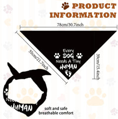 arricraft 1 Pc Birthday Theme Dog Bandana, Birthday Boy Words Triangle Adjustable Comfortable Pet Bibs Washable Cotton Scarf Kerchief for Large Dog 78x39cm(30.7x15.35 inch)