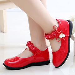 Girls Mary Jane Shoes School Kids Uniform Flat Ballet Strap Dress Formal Slip-On Shoes Performance Girl Church Shoes