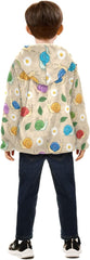 CHIFIGNO Colorful Snails Beige Boys Winter Jacket, Toddler Boy Zip up Jacket Warm for Fall Winter Spring 3T