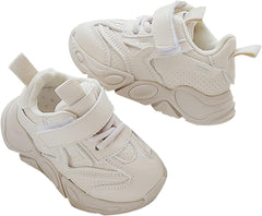 Fashion Sneakers for Toddler Lace-UP Non Slip Mesh Breathable Non Slip Running Walking Casual Sneakers