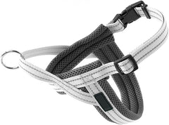 Pet Leash Harness, Reflective Tape Portable Dog Vest Harness for Traveling for Hiking (L)