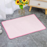 Dog Cooling Mat Washable Ice Silk Folding Cooling Dog Bed Pet Cooling Pad Mat for Dogs Cats Bed Summer Cooling Pad