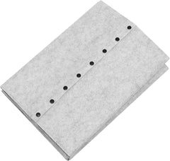 CHILDWEET Clothes Basket Felt Laundry Hamper Long Handle Collapsible Storage Bin Space-saving for Home