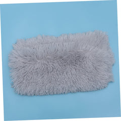 Cute Dog Bed Cat Blanket Plush Pets Blanket Warmth Supplies Fashion Design Ligh Grey Size l