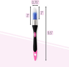 Bates- Trim Paint Brush, 0.75 Inch, Ergonomic Non-Slip Handle, Synthetic Bristles, Trim Brushes for Painting, Black & Brown