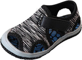 Boys Girls Open Toe Sandals Adjustable Strap Leather Rubber Sole Flat Shoes Lightweight Cool Beach Non-Slip Sandals