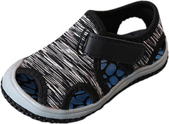 Boys Girls Open Toe Sandals Adjustable Strap Leather Rubber Sole Flat Shoes Lightweight Cool Beach Non-Slip Sandals