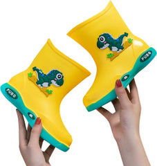 Shoes Rain Baby Cartoon Girls Rainboots Antislip Kids Rubber Boys Boys Boots Kids Chukka Boot