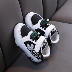 Kids Sneakers for Boys High Top Light Up Shoes Toddler Light Up Shoes Girls White Valentine Shoes for Toddler Girls
