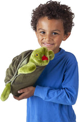 Folkmanis Turtle Plush Hand Puppet, 8"