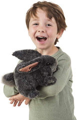 Folkmanis Gray Bunny Rabbit Hand Puppet, 1 ea