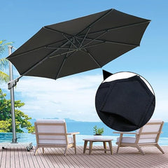 9ft Patio Umbrella Replacement Canopy, Market Yard Table Umbrella Replacement Top Cover, Round Parasol Replacement Canopy, Canopy Cloth Replacement