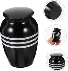 Housoutil Pet Cremation Urn Memorial Pet Urn Metal Pet Urn for Ashes Keepsake Urn