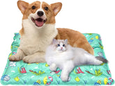 Cooling Bed for Dogs - Cats Cooling Mat Washable Pets Cooling Pad Non-Slip Keep Your Pet Cool in & Outdoor(15.75×19.69in)