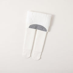 Cable Knit 𝐒eamless Pantyhose for Girls Non 𝐒lip Solid Color Stocking Infant Fall Winter Warm Thick Leggings