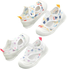 Baby Boys Girls Mesh Sandals 2025 Summer Sneakers Cute Breathable Net Learning To Walk Sticky Sandals for Girls Size 1