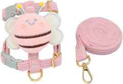 Dog Harness with Leash Set No Choke Puppy Harnesses Escape Proof for Small Dog Comfortable 4Ft Long Rope for Walking