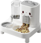 Automatic Cat Feeder – 2-in-1 Dog Food and Water Dispenser | Detachable Pet Bowl for Puppies, Kittens, Rabbits, Indoor Feeding, Outdoor Travel, Vacation Care, Hydration & Home Use