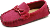 Girl's Boy's Moccasin Faux Suede Slip-On Loafers Flat Kids Casual Shoes(Toddler/Little Kid)