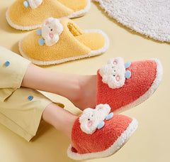 House Slippers for Woman Men Cloud Comfy Warm Plush Slip on Fluffy Memory Foam Home Sipper for Winter Indoor Outdoor