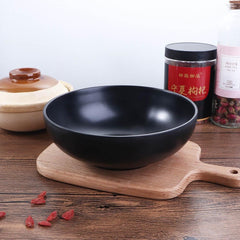 5 Sizes Noodle Soup Bowls,Melamine Black Ramen Bowls, Dipping Bowls Kitchen Bowls for Cereal, Snack, Soup, Salad and Rice(14cm)