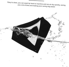 Kisangel Dog Bandana Accessory for Pets Triangular Polyester Scarf Stylish Decor for Dogs for Easy to