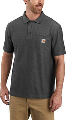 Carhartt Men's Loose Fit Midweight Short-Sleeve Pocket Polo