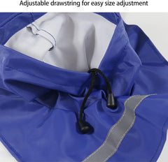 Dog Raincoat for Dogs Windbreaker Dog Rain Jacket Hooded Durable Waterproof Windproof Rain Coat for Dogs Doggy Raincoat(SM,Yellow)