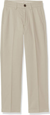 Haggar Big Boy's Youth Slim 8-20 Premium No Iron Khaki Pant