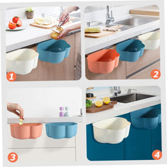 IMIKEYA 3pcs Garbage Bin Under Sink Hanging Trash Can Waste Container Household Trash Bin Eco-Friendly