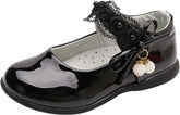 Girls Mary Jane School Uniform Flat𝐬 Ballet Strap Dress Formal Slip-On Performance Shoes Youth Baby Church Shoes