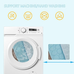 Dog Cooling Mat for Summer - Self Cooling Pad for Cats & Dogs Portable, Washable Pet Ice Mat - Cooling Bed Mat for Indoor/Outdoor Use,Stays Cool Without Electricity (Grey)