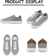 Canvas Shoes for Women and Men Low Top Lace Up Shoes Comfortable Tennis Shoes, Women's Fashion Sneakers Classic Casual Shoes