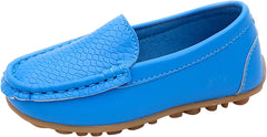 Toddler Little Kid Boys Girls Soft Slip On Loafers Dress Flat Shoes Boat Shoes Casual Infant Shoes Boys (Yellow, 24)