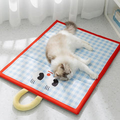Cat Dog Cooling Mat,Reusable Dog Cooling Mat,Waterproof Pet Cool Cat Cooling Mat Bed Large Pad,Non-Toxic Gel Self Cooling Pad for Dogs Cats in Hot Summer,Easy-Fold Pet Cool Mat for Home Travel