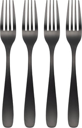 Cambridge 5011H8HCW03 Eliana Black Dinner Forks, Set Of 4