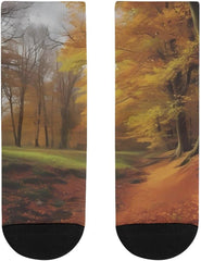 11.8 Inch Ankle Socks Autumn Socks for Women Men Low Cut Thin Sock Soft Moisture-Wicking Sock for Running Sports