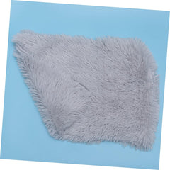 Cute Dog Bed Cat Blanket Plush Pets Blanket Warmth Supplies Fashion Design Ligh Grey Size l